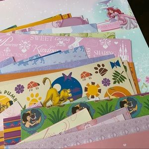 Disney Scrapbook Paper Huge Lot